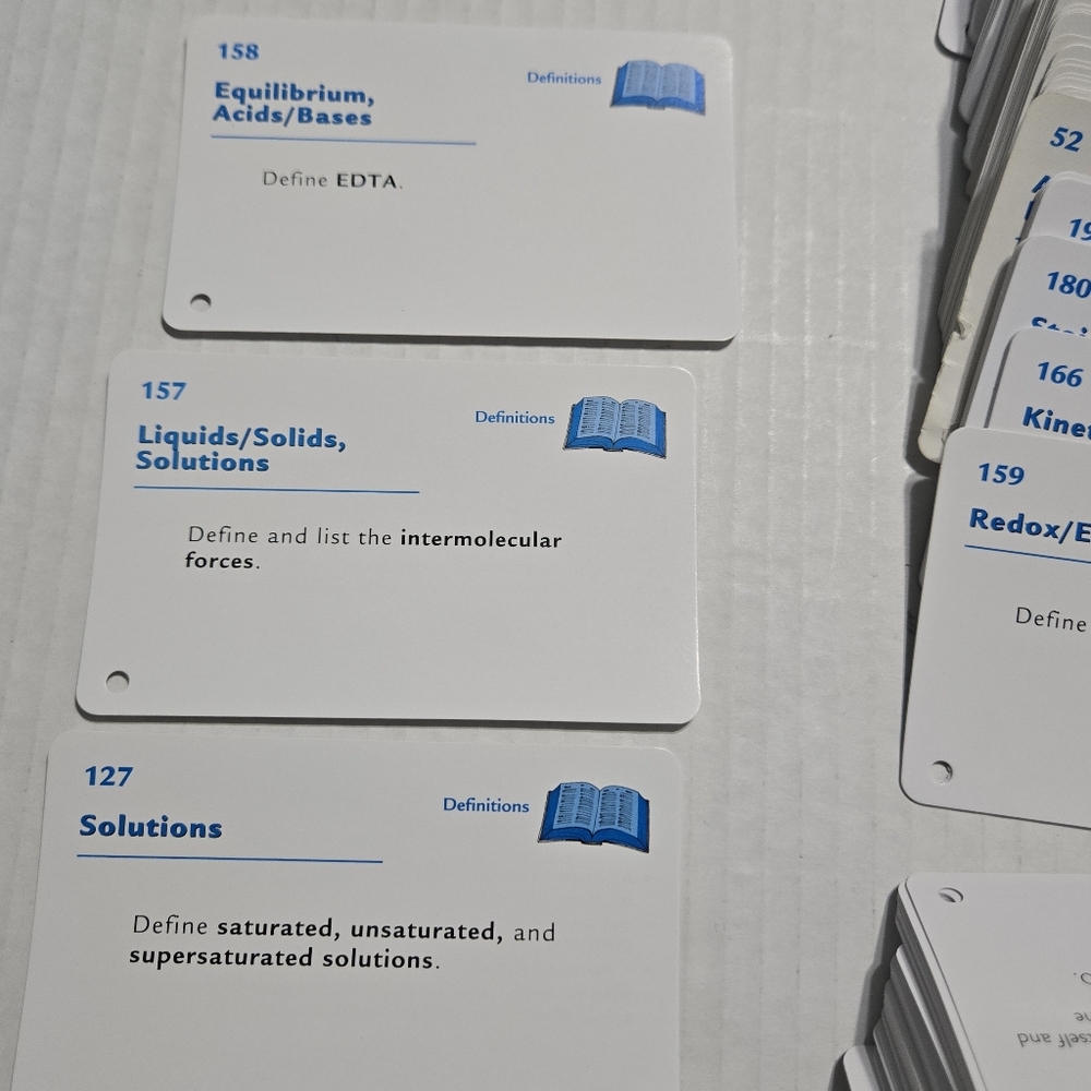 Barron's AP Chemistry Flash Cards Box Set - Picture 12 of 16